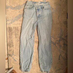 Abercrombie & Fitch Sky Blue High Rise Jeans